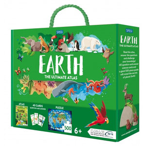 The Ultimate Atlas and Puzzle Set - Earth 500pcs