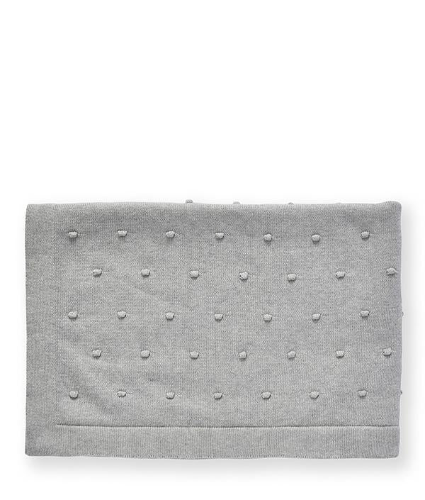 Bobble Blanket - Sky Grey