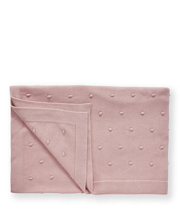 Bobble Blanket - Fairy Floss Pink