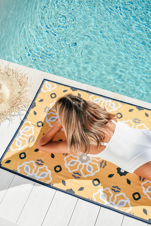 Sand Free Beach Towel - Boho Sun - Standard Size