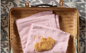 Bobble Blanket - Fairy Floss Pink