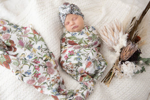 Organic Bamboo Swaddle - Keira