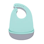 Catchie Bibs - Mint & Grey