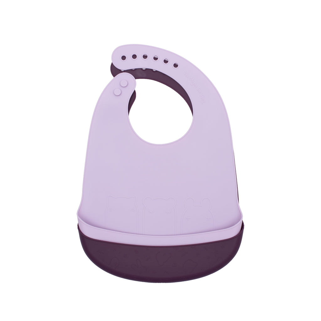 Catchie Bibs - Plum & Lilac