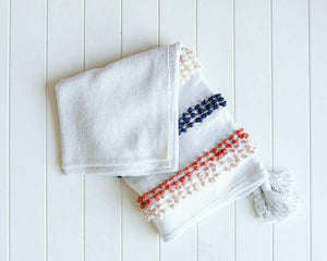 Cotton Throw Blanket - Candy Stripes
