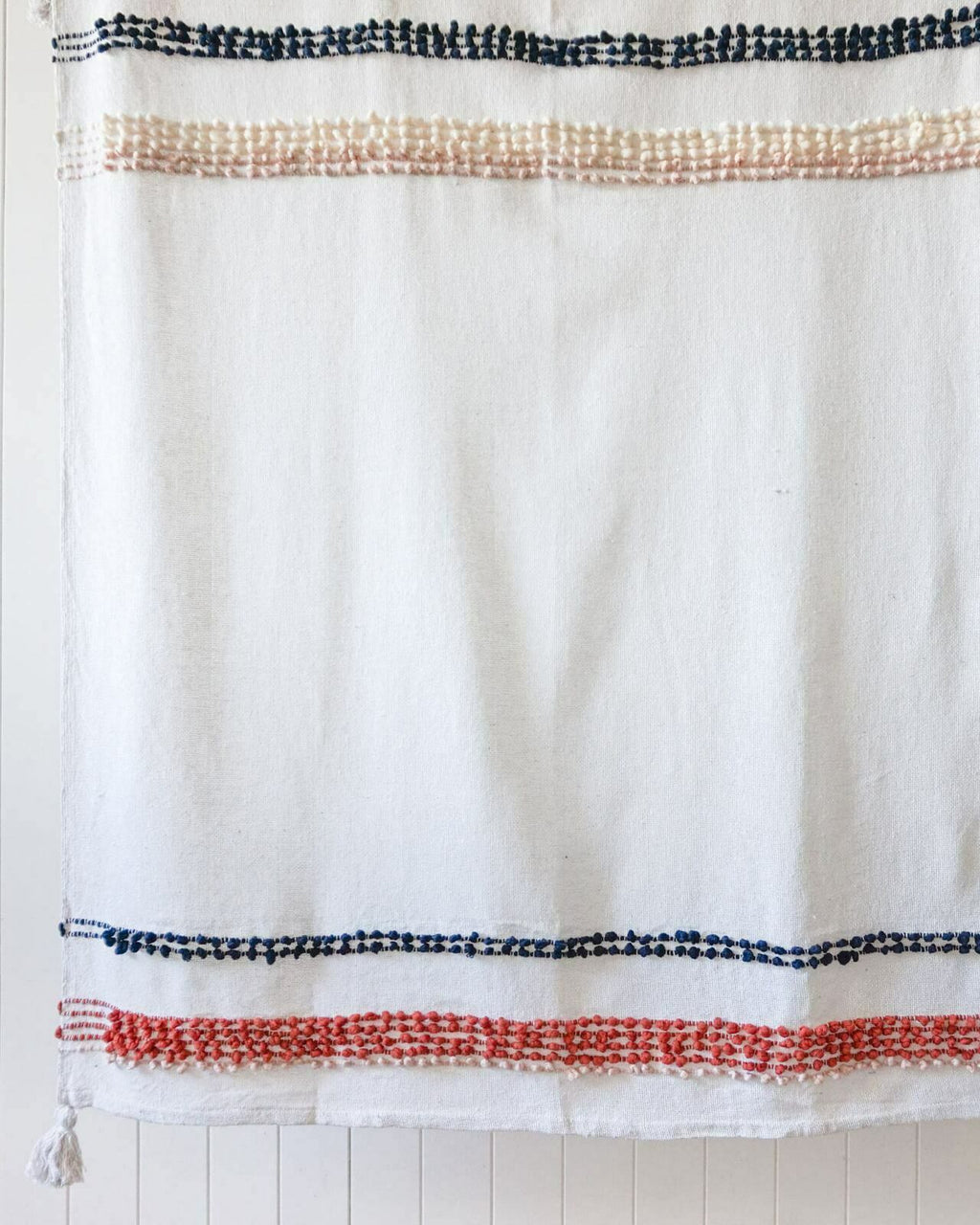 Cotton Throw Blanket - Candy Stripes
