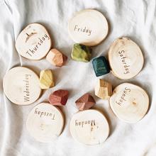 Wood Folk Doll Set - Days of the Week