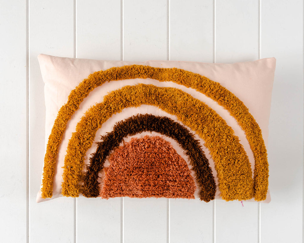 Rainbow Lumbar Cushion - Desert