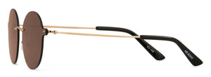Embassy Classic Gold Circular Sunglasses
