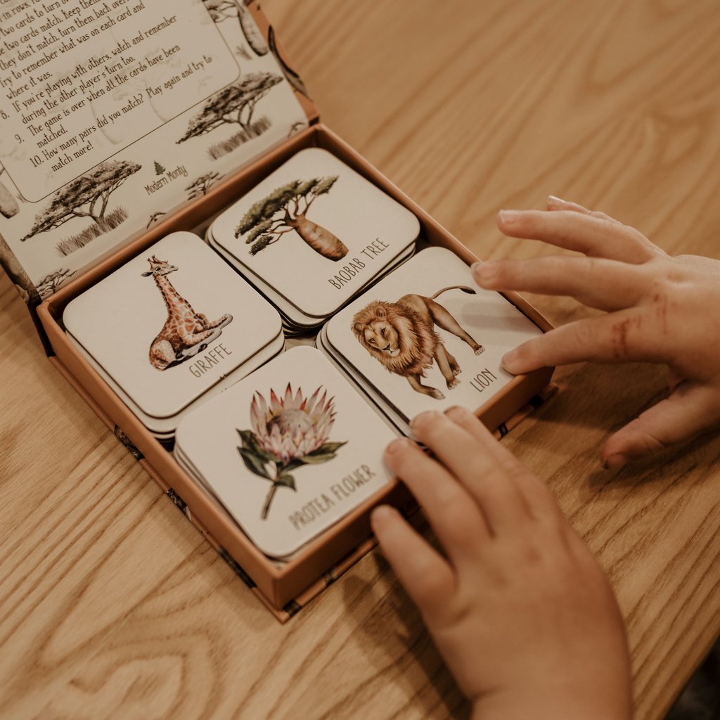 Memory Card Game - Africa