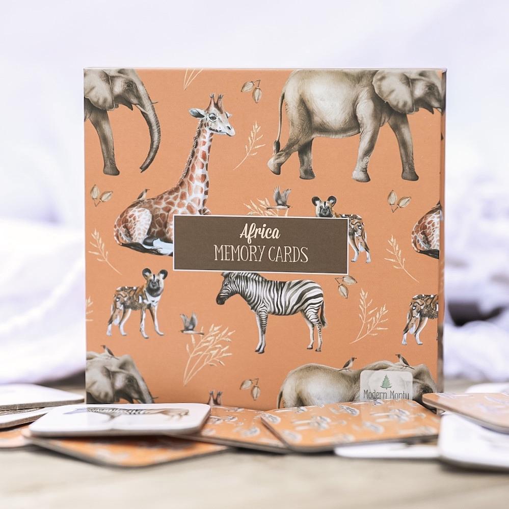 Memory Card Game - Africa