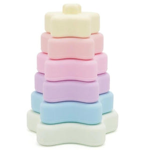 Silicone Star Stacker - Pastel
