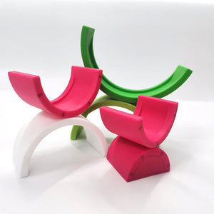 Silicone Rainbow Stacker - Watermelon