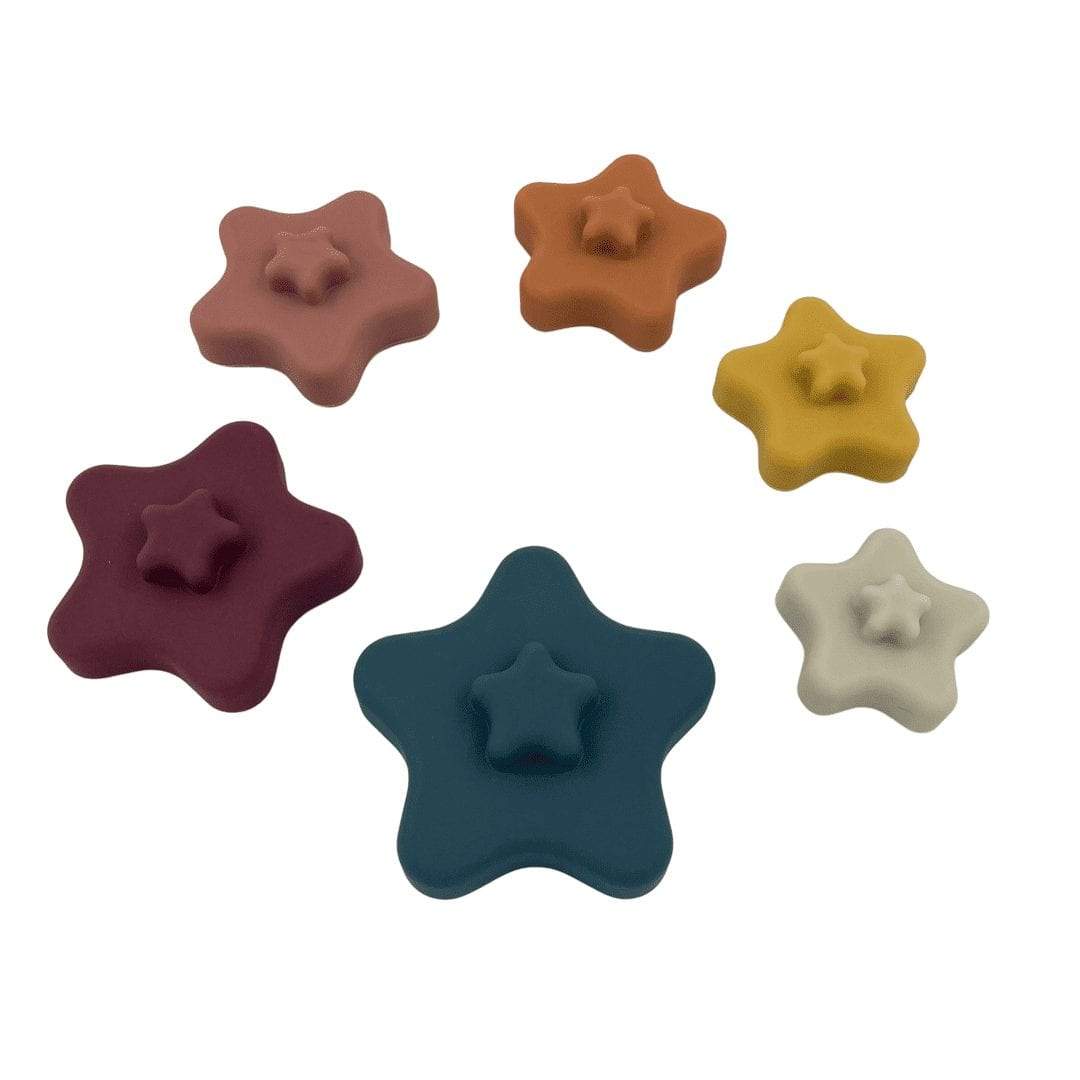 Silicone Star Stacker - Earth