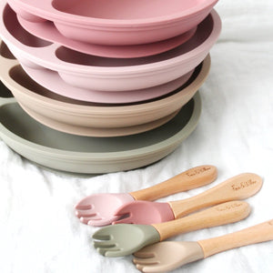 Plate and Fork Set