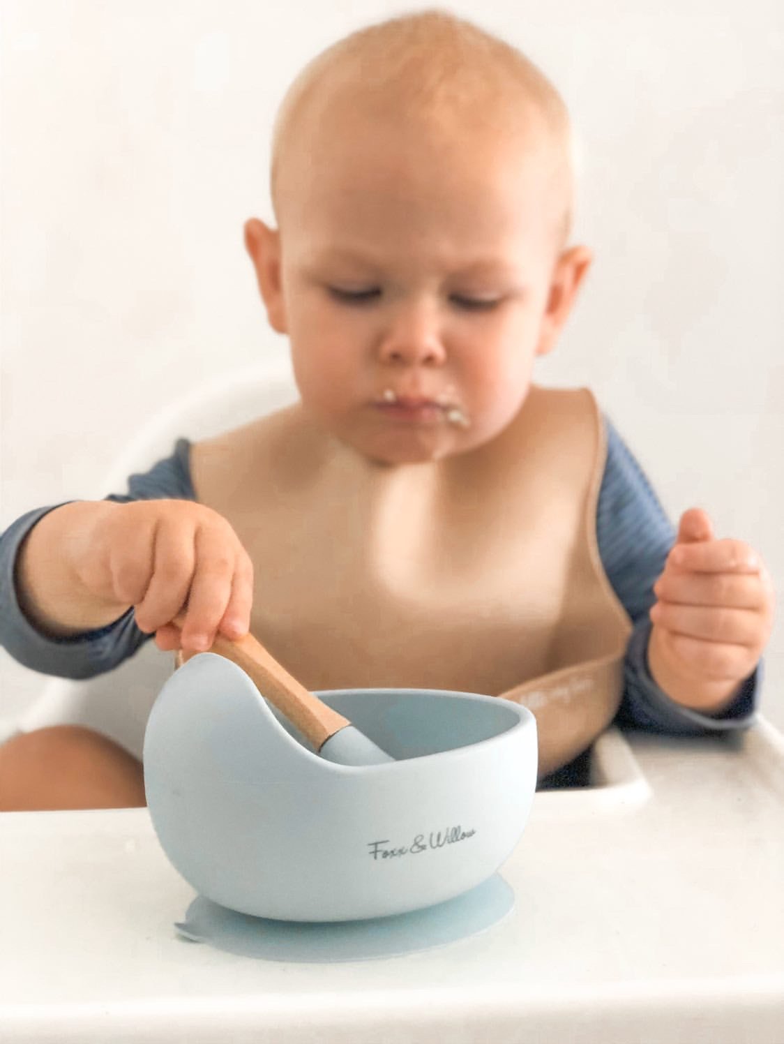 Bowl & Spoon Set, Silicone