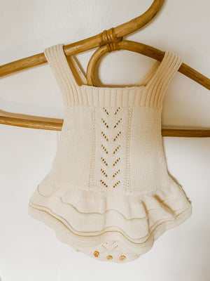 Goldie Romper - Buttermilk