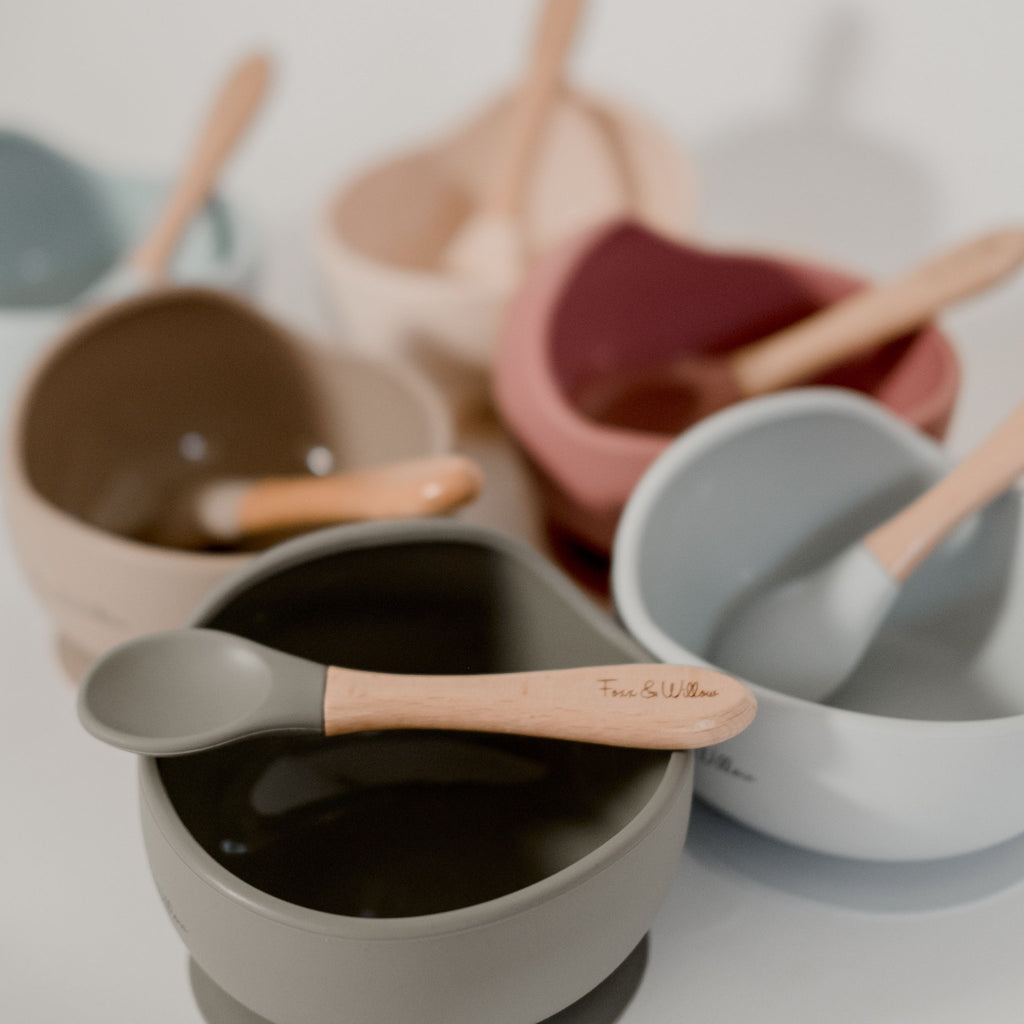 Bowl & Spoon Set, Silicone