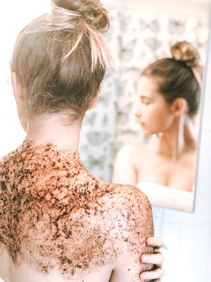 Coffee Face Scrub - Coconut Oil + Vitamin E