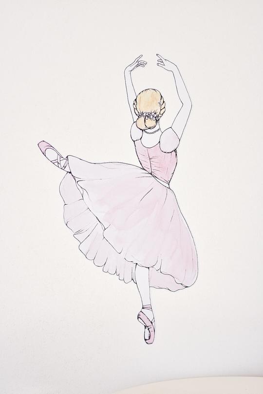 Fabric Wall Decals - 'Evelyn' The Ballerina Collection