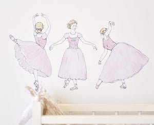 Fabric Wall Decals - 'Evelyn' The Ballerina Collection