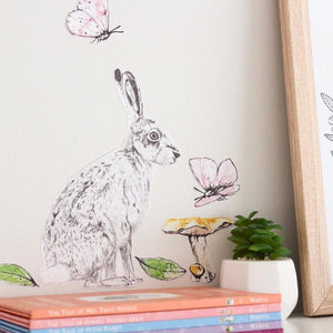 Fabric Wall Decals - Girl Woodlands