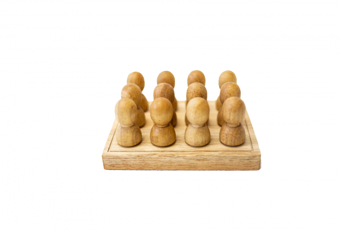 Large Natural People in Tray