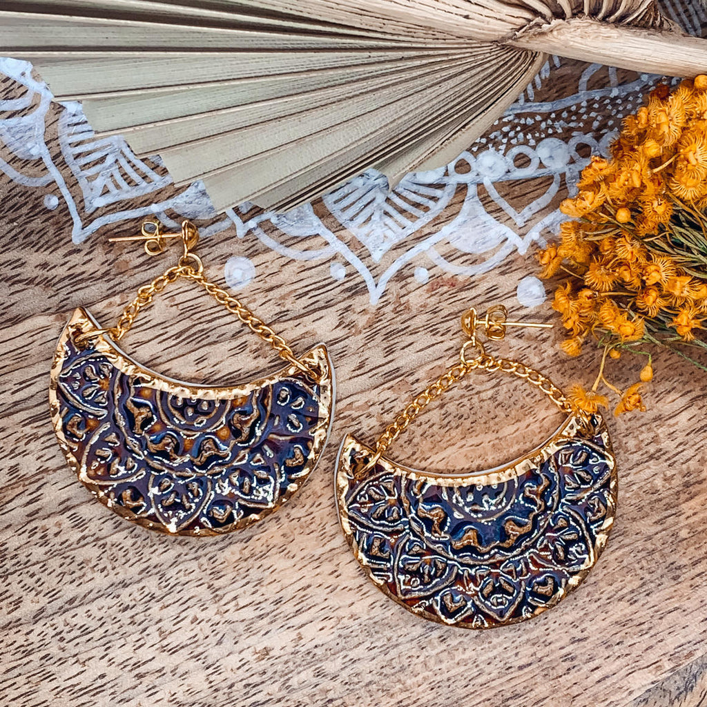 Porcelain Dangles - Jennifer