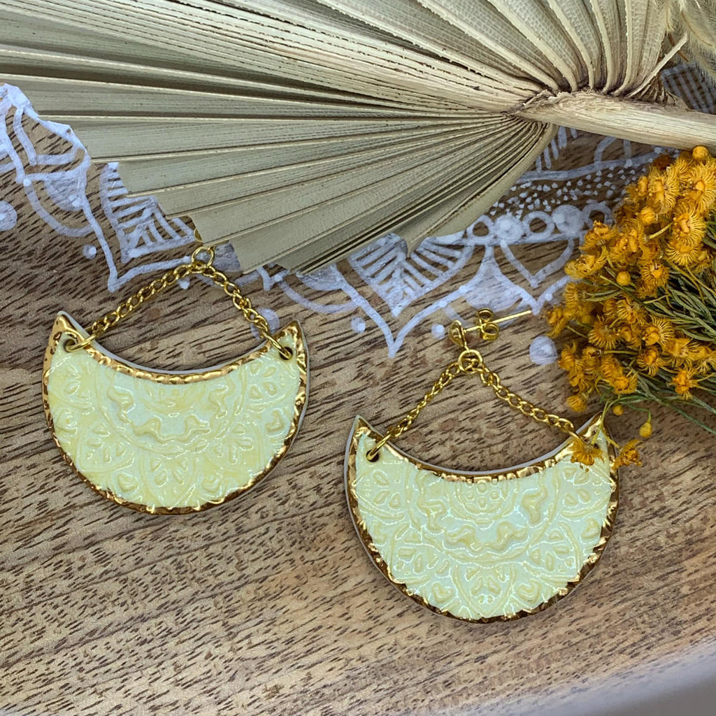 Porcelain Dangles - Leona