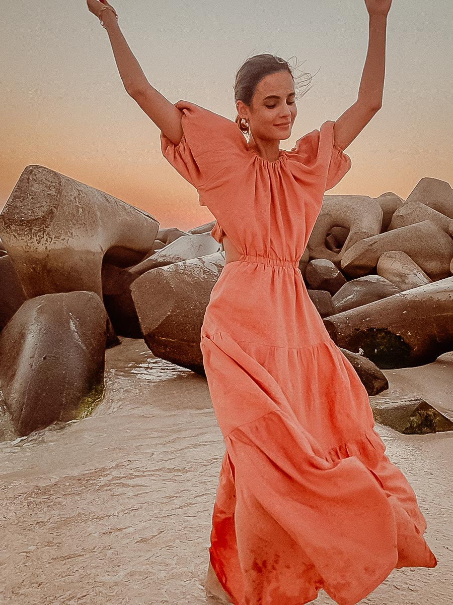 Marcella Maxi Dress - Latte