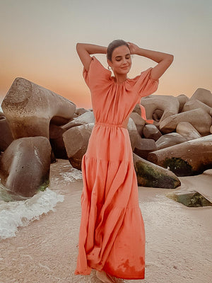 Marcella Maxi Dress - Latte