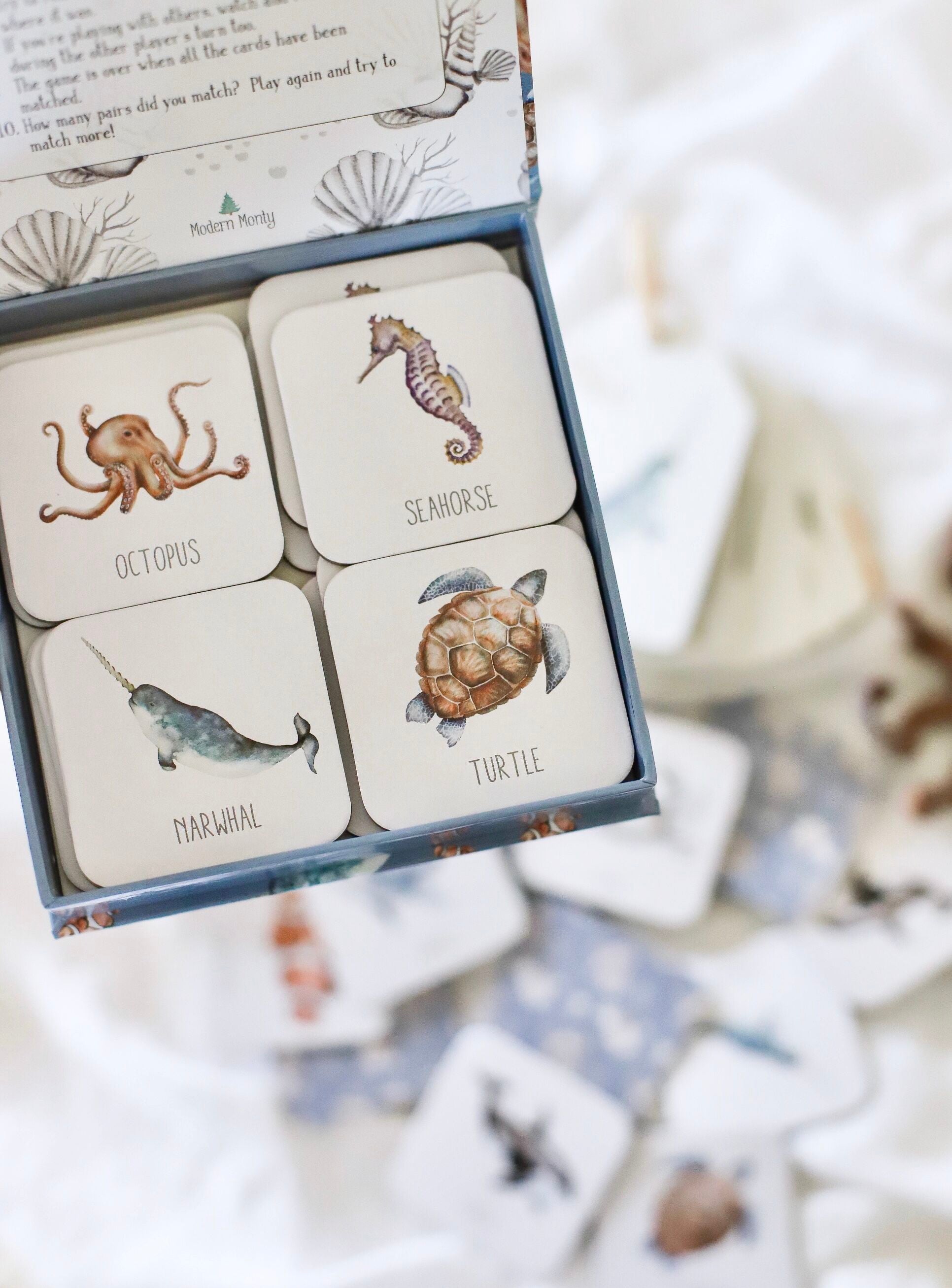 Memory Card Game - Ocean