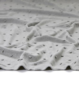Bobble Blanket - Sky Grey