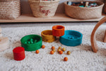 Natural Coloured Nesting and Stacking Bowls