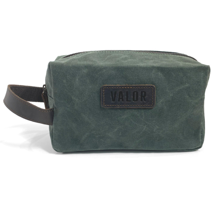Toiletry Bag - Waxed Canvas - Khaki
