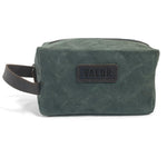 Toiletry Bag - Waxed Canvas - Khaki
