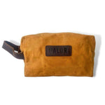 Toiletry Bag - Waxed Canvas - Mustard