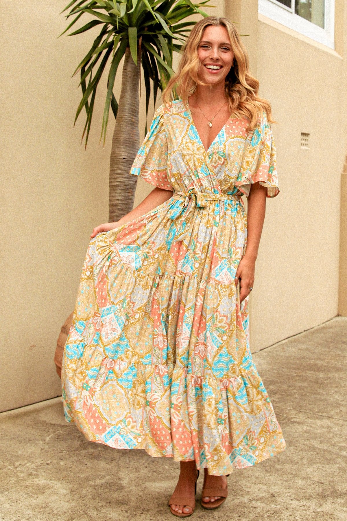 Wrap Maxi Dress - Skylar