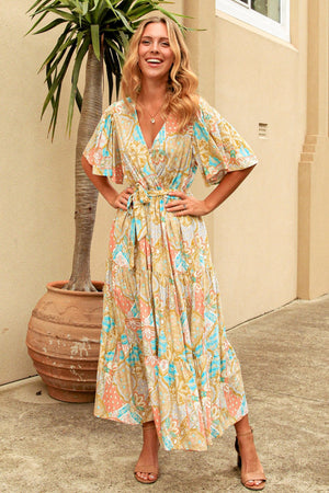 Wrap Maxi Dress - Skylar