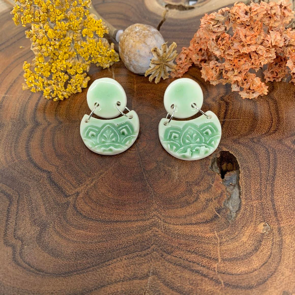 Porcelain Studs - Una