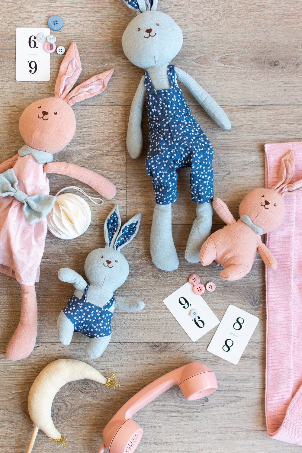 Baby Bowie Bunny Rattle