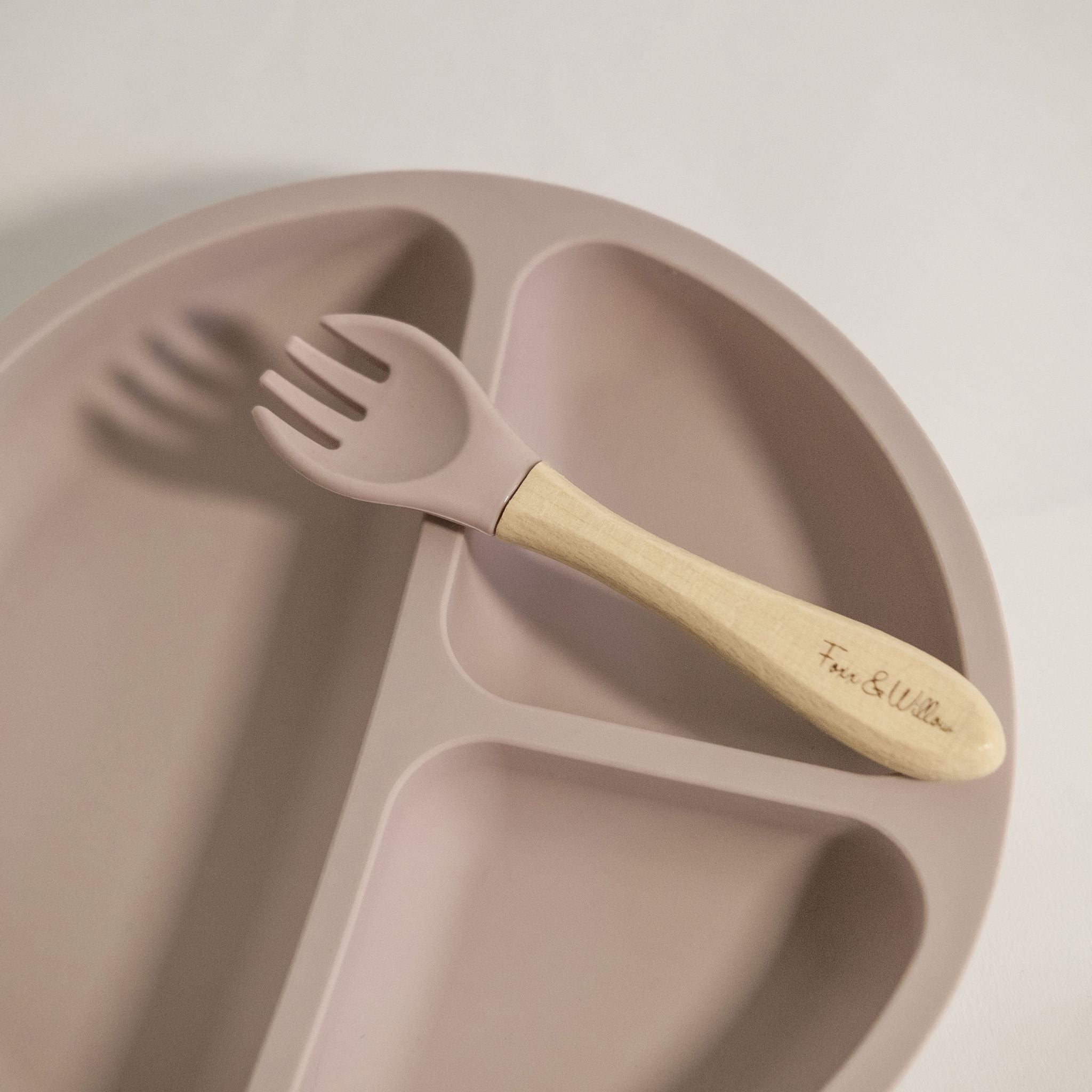 Plate and Fork Set