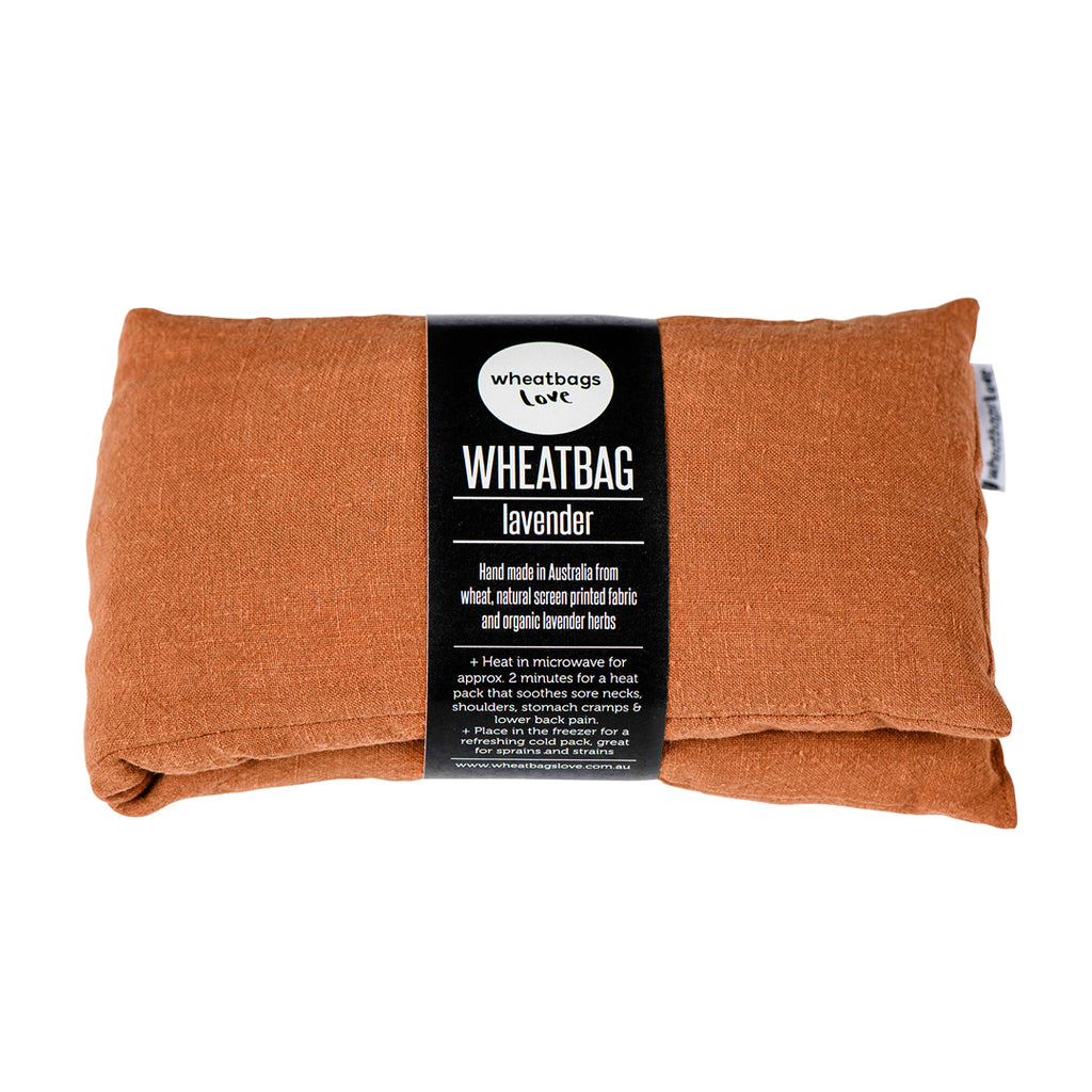 Wheat Bag - Copper Luxe Linen