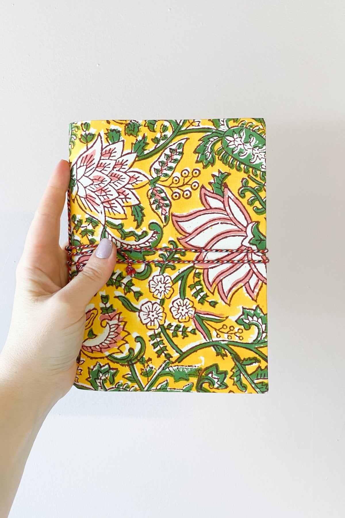 Fabric Notebook - Yellow