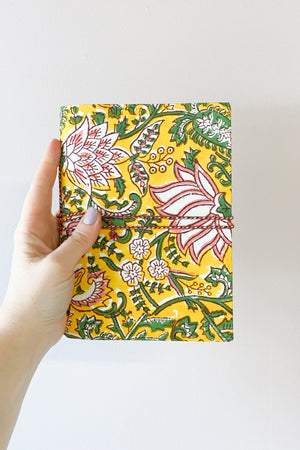 Fabric Notebook - Yellow