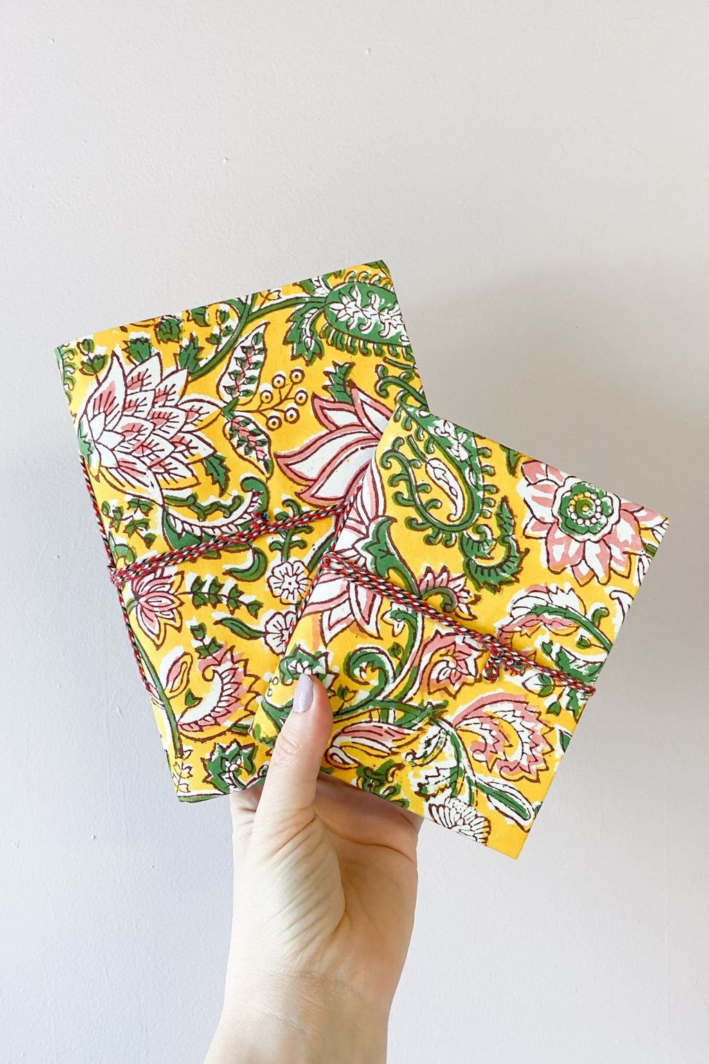 Fabric Notebook - Yellow